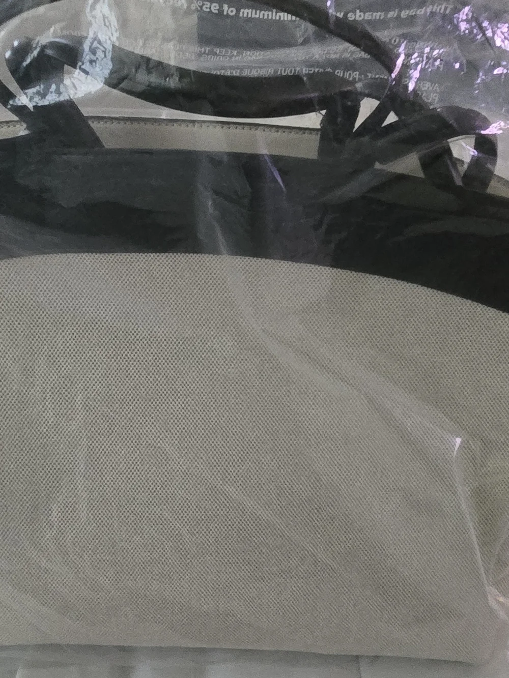 GAP Canvas Tote with Black Trim and Straps - Picture 2 of 3